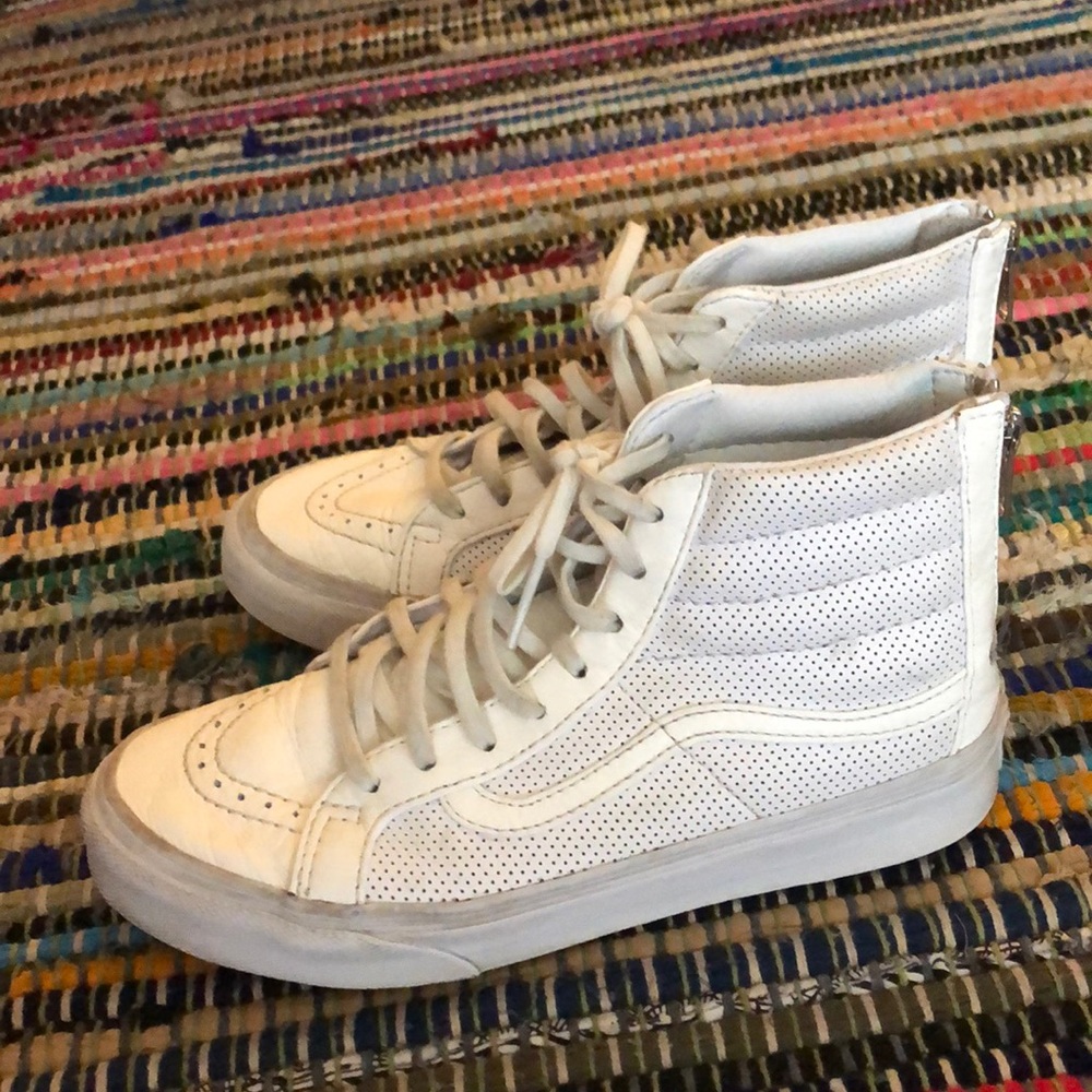 White high top vans
